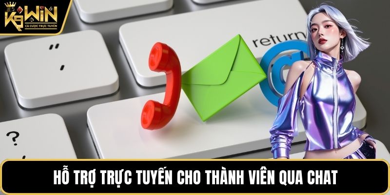 Hỗ trợ trực tuyến cho thành viên qua chat